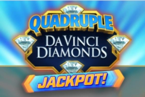 10171 quadruple da vinci diamonds jackpot